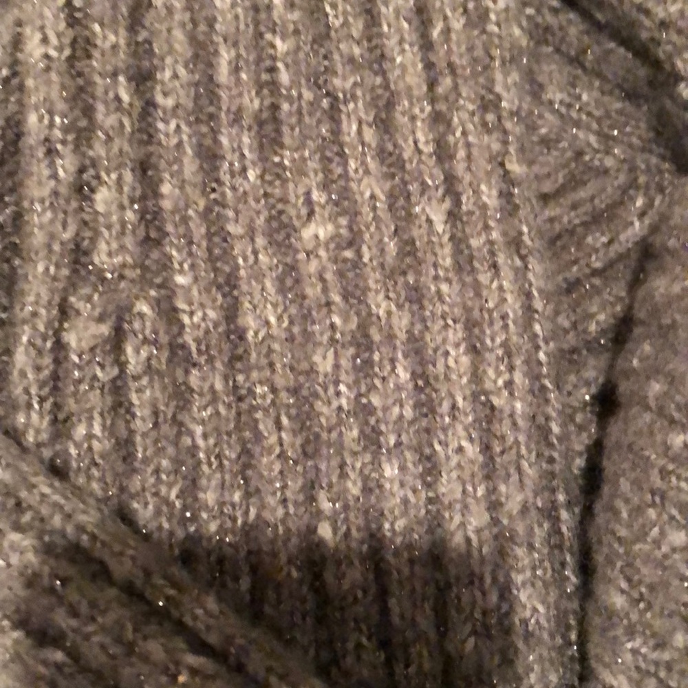 NWT Simply Vera Wang women gray sweater size L - Picture 6 of 7